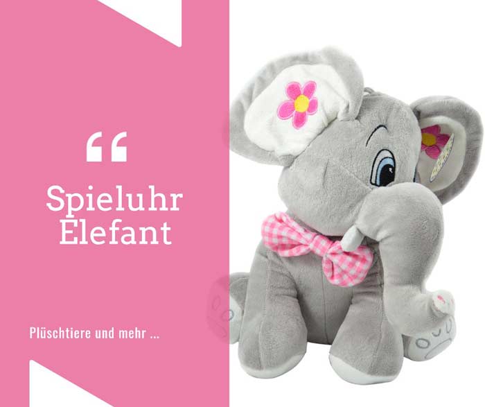 Spieluhr Elefant für Kinder