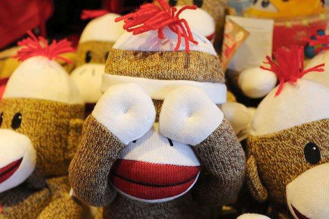 Affensocken-Puppen Affensocken-Puppen